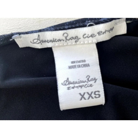 American Rag Tie Back Fit & Flare Dress Printed Floral XXS - Picture 6 of 7